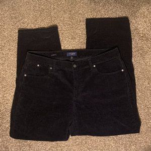 Black talbots corduroy pants